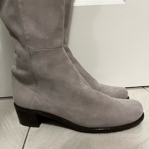 Stuart Weitzman Grey Suede over the knee boots - Picture 6 of 6